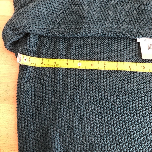 NWT Jessica Simspon Ladies' Woven Knit Roll Neck Sweater Small Teal - Picture 10 of 12